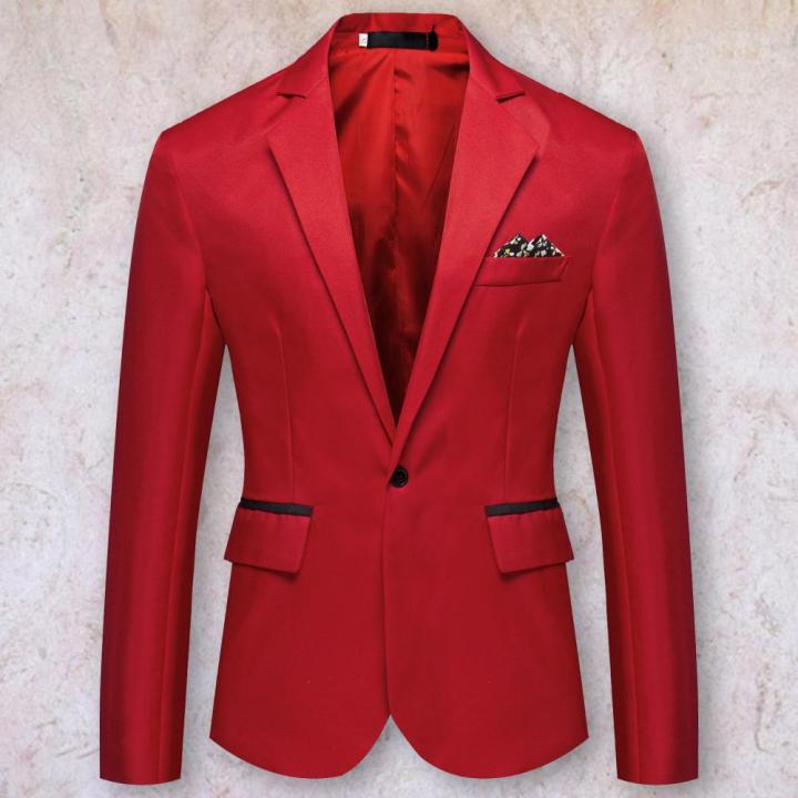 %E3%80%90Nightmaree%E3%80%91Stylish%20Men%20Blazer%20Temperament%20Wedding%20Blazer%20Solid%20Color%20Good%20Touch%20Slim%20Fit%20Suit%20Coat%20One%20Button%20-%20Image%206