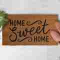 Coir Welcome Mats for Front Door Door Mat with Non- Backing D.