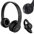 P47 Wireless Bluetooth Headphones – Premium Quality, Easy Use color black. 