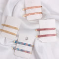 1Pair Japan Acetate Chic Minimalist Cute Acrylic Hair Clip Colorful Hair Grip Barrettes Hairpin Hair Accessories for Women. 