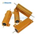 50W 5% Aluminum Housed Case Power Metal Shell Case Wirewound Resistor 0.1~1K 0.1 0.5 1 1.5 2 3 6 10 12 15 20 22 30 50 100 1K ohm.