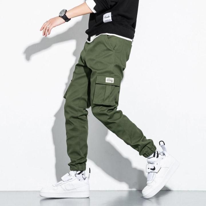 Streetwear Men Cargo Pants Black Hop Harajuku Loose Harem Pant Jogger Pants Men Casual Fashion Cargo Pants Men Big Size 8Xl