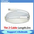 Original New Thunderbolt 2 Cable Data Cables Thunderbolt 2 Data Cable mac 2m for apple thunderbolt 2 cable Multimedia Monitor. 