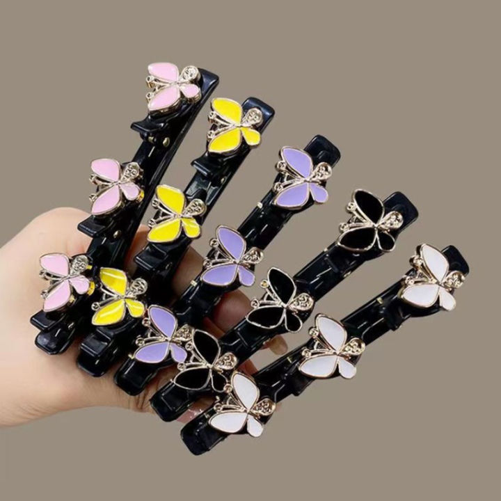 Sparkling%20Crystal%20Stone%20Braided%20Hair%20Clips%20Double%20Bangs%20Braided%20Barrettes%20Hairpins%20Women%20Girls%20Headwear%20Hair%20Styling%20Accessories%20-%20Image%203