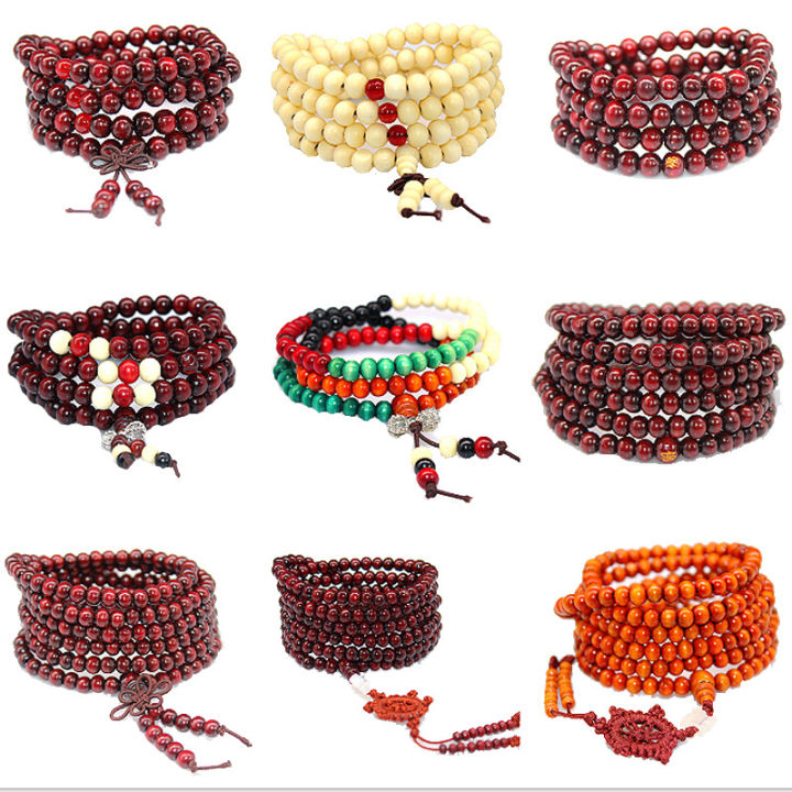 Vintage ladies buddha beads bracelet chinese style rosary men's atmospheric bracelet gift stall source trinket wholesale