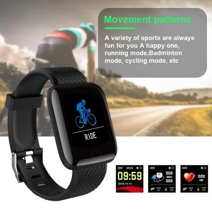 Timack%C2%AE%20116PLUS%201.44"%20Smartwatch%20Men%20Women%20Bluetooth%204.0%20Sports%20Watch%20Watch%20Waterproof%20Smart%20Watch%20for%20Android%20IOS%20-%20Image%203