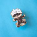 Anime Jujutsu Kaisen Cute Gojo Satoru Hard Enamel Pin Badge Brooch DIY Backpack Collar Lapel Pin Gift Jewelry Brooch Accessories.