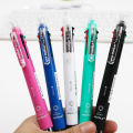 Multicolor Ballpoint Pen Include 5 Colors Ball Pen 1 Automatic Pencil Top Eraser for Marking Writing School Supply Kids Love It. 