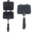 Sandwich Maker, Grill Frying Pan Widely Applicable Non Stick for Picnics. 