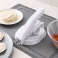 Dumpling Skin Household Press Machine Kitchen Manual Skin Press Mold Dumpling Making Tool Pastry Dough Cutter Beige.