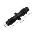 Straight Barbed 8 mm or 9mm Connector (5-Pcs) Used to Connect 8/11 mm or 9/12mm Plastic Hose Pipe Connector for Drip Irrigation System Pipe Fittings Adapter Hose.. 