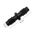 Straight Barbed 8 mm or 9mm Connector (5-Pcs) Used to Connect 8/11 mm or 9/12mm Plastic Hose Pipe Connector for Drip Irrigation System Pipe Fittings Adapter Hose.. 