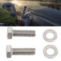 Outboard Water Pump Impeller Screws Water Pump Impeller Repair Kit Excellent Sealing Stainless Steel for 2 4 Stroke 15HP Boat Engine. 