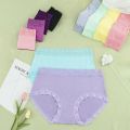 1 PCS Women's Solid Color Panties Lace Underwear.