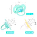 Cartoon Silicone Baby Pacifier with Cover BPA Free Safety Soft Material Convenient Carry Sleeping Baby Pacifier Easy To Hold Baby Pacifier Soother Toys.