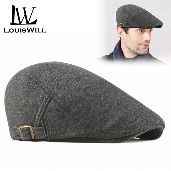 LouisWill%20Men%20Berets%20Hats%20Cotton%20Knitted%20Berets%20Caps%20-%20Image%202