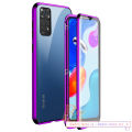 lthmy for Redmi Note 11 Pro(5G) Magnetic Case 360 Front Back double-sided 9H Tempered Glass Case Metal Bumper cover.