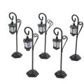 5 PCS Streetlight Shape Wedding Reception Place Card Holder with Card.