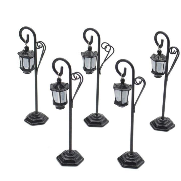 5 PCS Streetlight Shape Wedding Reception Place Card Holder with Card