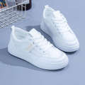 Little White 2024 Summer New Breathable Thin Women's Versatile Student Flat Bottom Sports and Casual Mesh Shoes. 