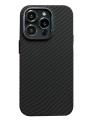 Carbon Fiber Kevlar PC Texture Phone Case For Iphone 15 14 Plus 13 12 Pro Max Case Metal Ring lens Lightweight Apple 15 13 Cover. 
