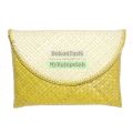 Dt-1705 Pandan Woven Party Wallet Envelope Model Size S 20x13cm.