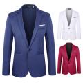 Suit Jacket Classic Lapel Slim Wedding Suit Coat Long Sleeve Men Blazer Men Slim Fit Office Blazer Workwear. 