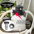 Hose Drain Plug Connector Adapter Kit Pool Drain Hose Adapter Kit 1.5 Inch to 1.25 Inch Hose Adapter Kit Hose Adapter Kit for Intex. 