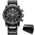 MEGIR Hot Brand Quartz Watches For Men Man's Business White Wristwatch Fashion Three-Eyes Waterproof Luminous Watch For Male. 