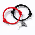 Cayi game machine necklace handle couple necklace a pair of magnet magnets personality men and women Valentine's Day gifts.