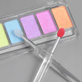1pcs Nail Art Silicone Applicator Magic Mirror Powder Aurora Wipe Sequins Eye Shadow Manicure Tool Multi-Function Lip Brush.