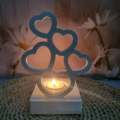 Home Decor Mold 3D Heart Candle Mold High-quality Design DIY Mold Handmade Craft Silicone Candle Mold Decorative Plaster Heart-shaped Silicone Love Candlestick Mold for Crafting Enthusiasts Romantic Decorations Candle Making Gift Creation Artistic Home.