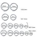1Pc 316L Stainless Steel Hinged Segment Nose Ring Ear Cartilage Tragus Helix Lip Piercing Nose Hoop Body Piercing Jewelry. 