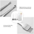 Leather Stitching Chisel Set, Lacing Stitching Punch, Stitching Groover Beveler and Sewing Needles, Leather Crafts Tool. 