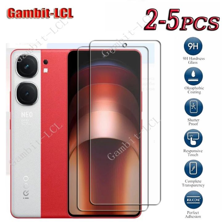 9H Original Tempered Glass For Vivo iQOO Neo 9 Pro 6.78 iQOONeo9Pro Neo9Pro Neo9 Screen Protection Protector Cover Film Cover