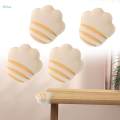 4Pcs Table Corner Guards Corner Protector Paw Print Silicone Corner Cushions Child Baby Proofing Corner Edge Protection for Cabinet Cupboard. 