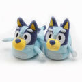 Moose Bluey And Bingo Cute Cartoon Cotton Slippers For Winter Warmth All Inclusive Plush Slippers For Couples At Home children.
