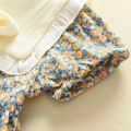 Casual Summer Kids Girls Dress Floral Kids Clothes Bow Patchwork Baby Girl Princess Dress New Flower Girl Dresses. 