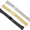 Fine Steel Watchband for CASIO A158 / A159 / A168 /A169 /B650 /AQ230/ 700 Classic Small Square Silver Block 18mm Metal Strap.