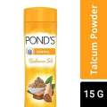 Ponds Sandal Radiance Talcum Powder with Natural Sun Protection| Perfumed Talc with Goodness of Real Sandalwood Oil for Smooth & Radiant Skin. 