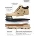 【selevn roind】 Winter Work Safety Shoes Men Safety Boots Anti-smash Anti-stab Work Shoes Sneakers Steel Toe Shoes Male Work Boot Indestructible.