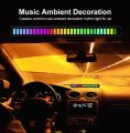 RGB / Rechargeable/ Voice Activate / Music Pickup Light- Rhythm Light Color Ambient LED Lamp Bar For YouTube Studio, TV, Car Decoration & Party. 