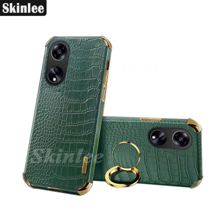 Phone%20case%20For%20OPPO%20A60%20Back%20cover%20Soft%20Case%20Luxury%20Carbon%20Crocodile%20Pattern%20Leather%20Car%20Navigation%20Holder%20Ring%20Cover%20For%20OPPO%20A60%20Cover%20cases%20-%20Image%204