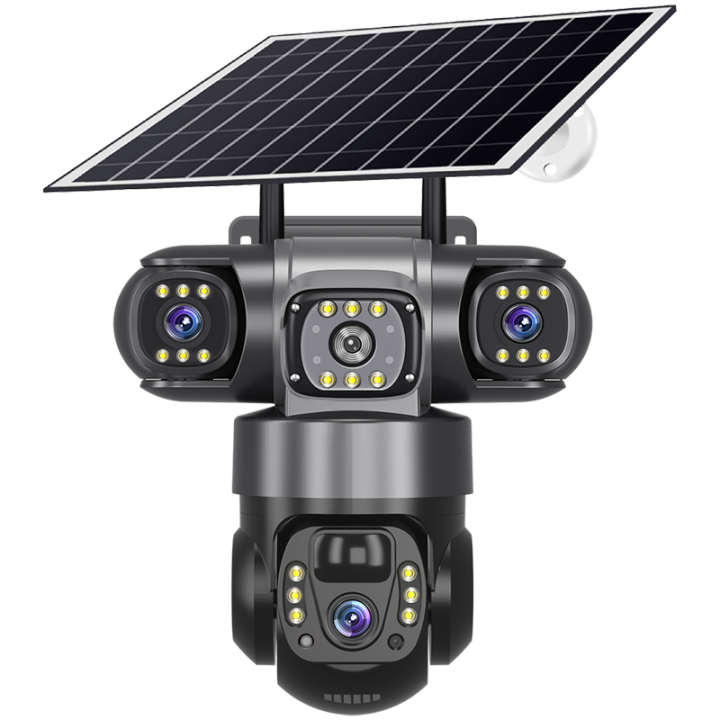 SOLAR%204G%20SIM%20V380pro%202%20CAMERS%202%20Lens%20With%203%20Mobile%20Screens%20Solar%206MP%204G%20SIM%20Card%20Camera%20PTZ%20Security%20with%208W%20Solar%20Panel%208000mAh%20Battery%20for%20Home%20Safety%20-%20Image%202