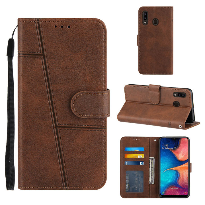 Wallet Case Samsung Galaxy A20e Cover Amazon Cat And Tiger Matte