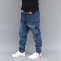 Trendy Harem Jeans Men Denim Pants SLIM Loose Baggy Jeans Pants HIp Hop Jeans Man Clothing.
