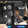 Onehanded Car Trash Bin Compact Spacesaving Garbage Cup Holders Phone Storage. 