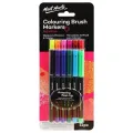Mont Marte Colouring Brush Markers 12pc.
