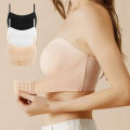 Invisible strapless bra for women wireless push up non slip wedding brassiere big breasts underwear sexy lingerie S-XL plus size dislikelike. 