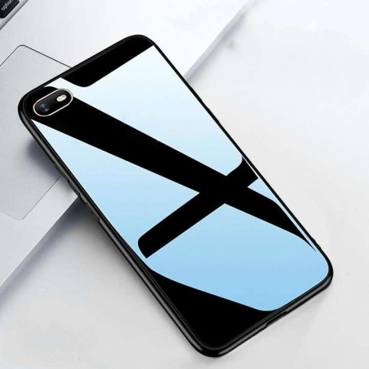 Oppo A1k Glass Case Phone Back Cover - মোবাইল ফোন - Phone - Phone - Camera